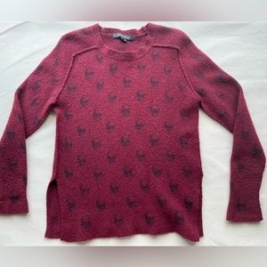 Skull Cashmere Red 360 Sweater Womens